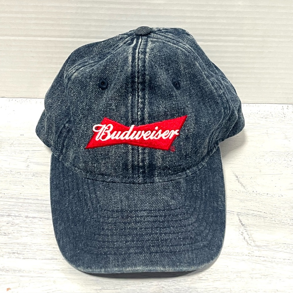 Budweiser Denim Adjustable Soft Cap